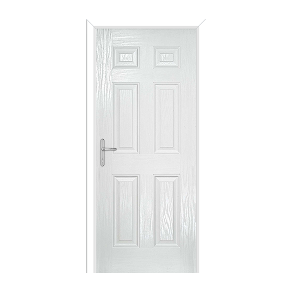 Premium Composite Camarque Solid Door in Black