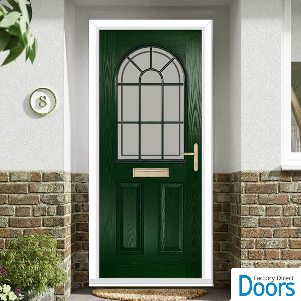 Premium Composite Snipe 1 Geo Bar Door in Green