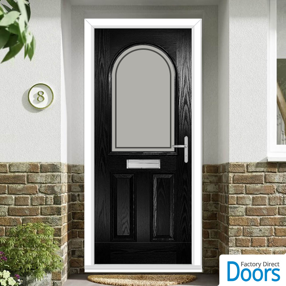 Premium Composite Snipe 1 Door in Black
