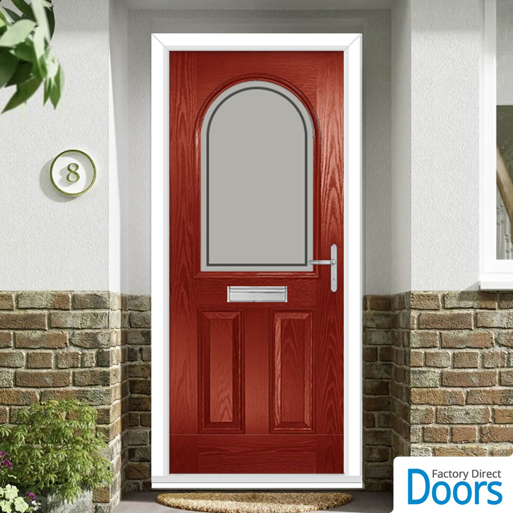 Premium Composite Snipe 1 Door in Red