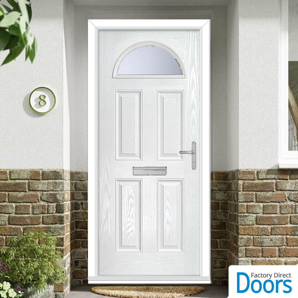Premium Composite Tuscan 1 Door in White